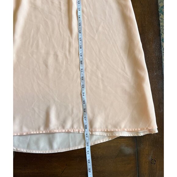 Tobi Pink Halter Mini Dress Chiffon Beaded Collar/neckline Shift Backless HoCo M - Picture 7 of 8